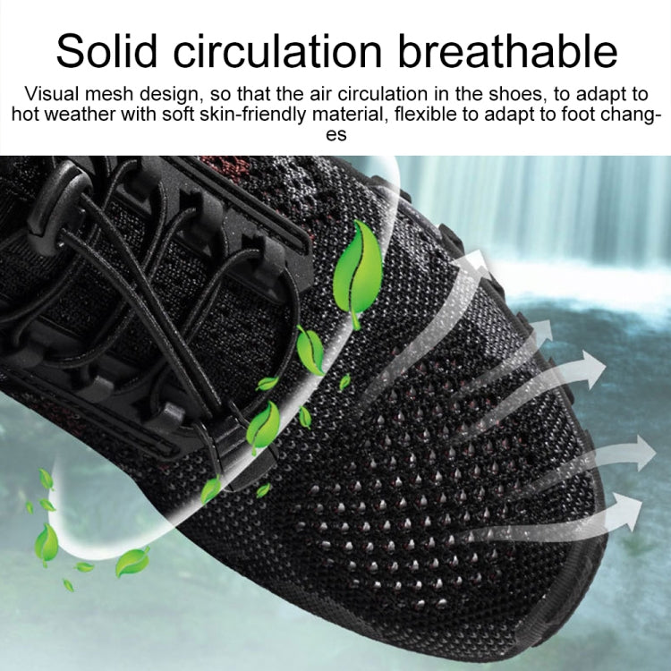 9322 Men Thick Soled Outdoor River Tracing Hiking Shoes, Size: