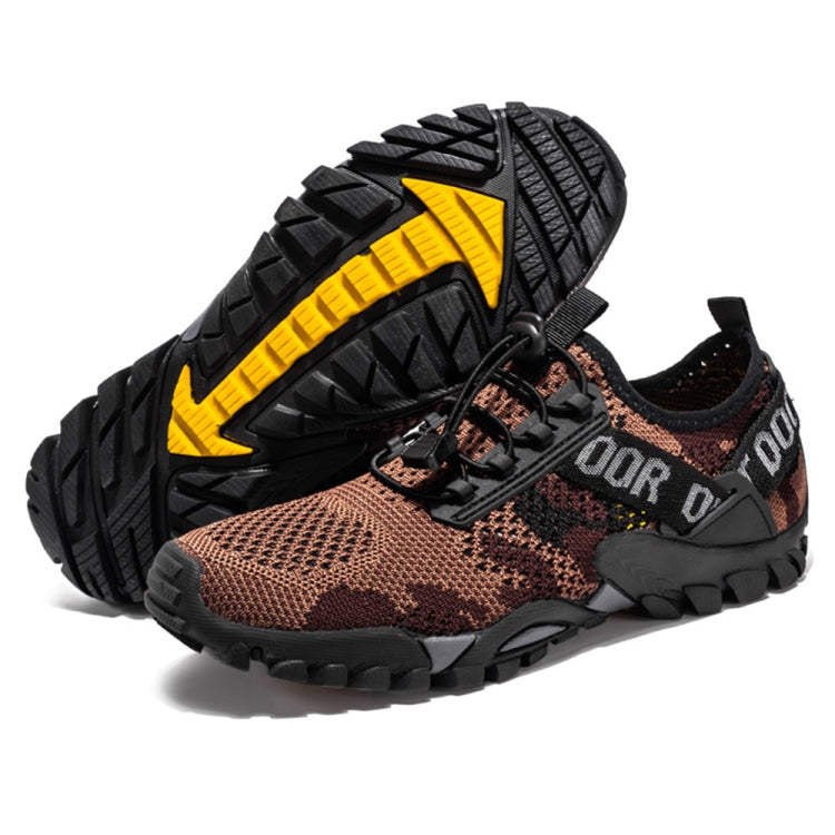 9322 Men Thick Soled Outdoor River Tracing Hiking Shoes, Size: