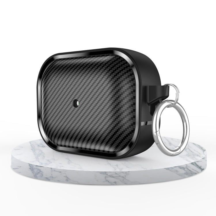 For AirPods Pro 2 Photo Frame Carbon Fiber Series Earphone Case