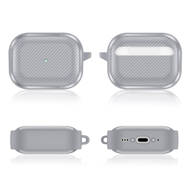 For AirPods Pro 2 Photo Frame Carbon Fiber Series Earphone Case