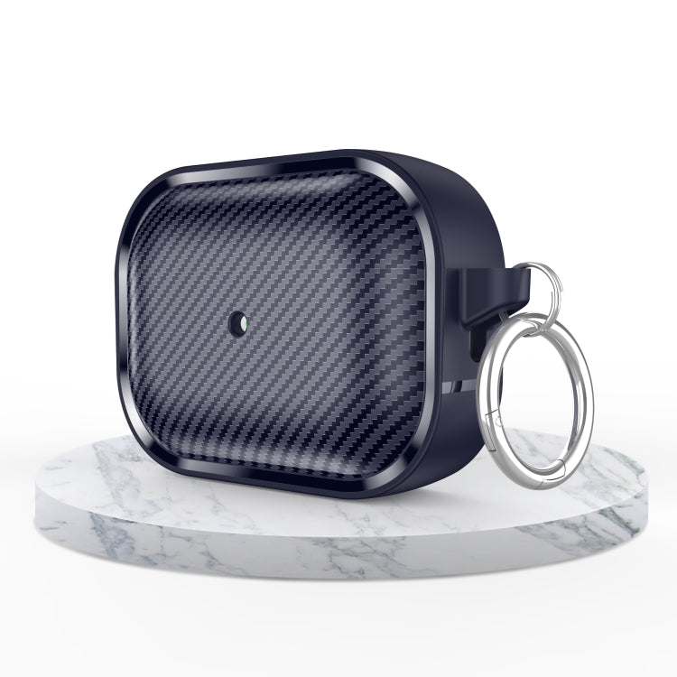 For AirPods Pro 2 Photo Frame Carbon Fiber Series Earphone Case