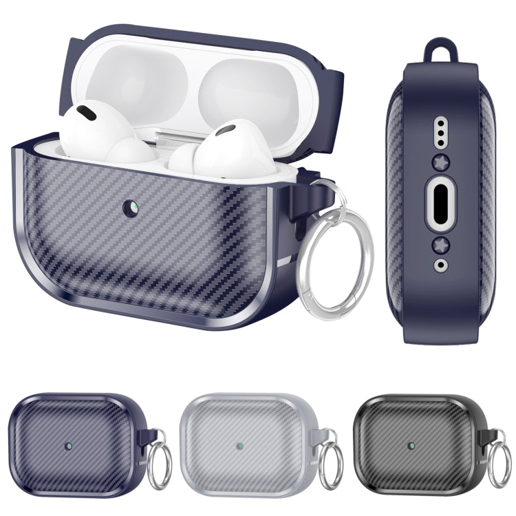 For AirPods Pro 2 Photo Frame Carbon Fiber Series Earphone Case