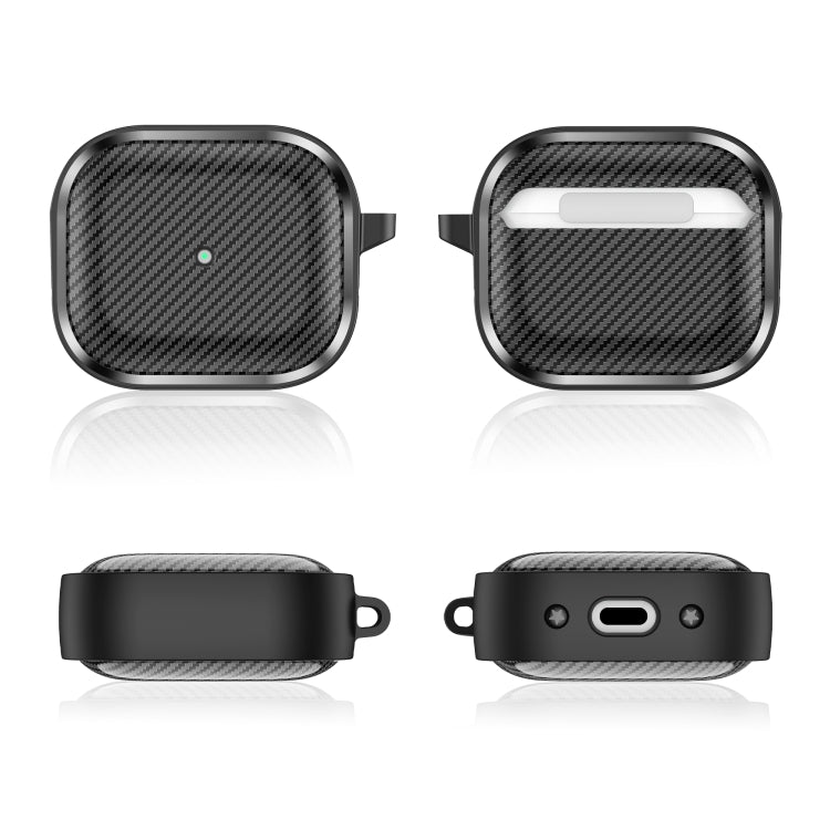For AirPods 3 Photo Frame Carbon Fiber Series Earphone Case
