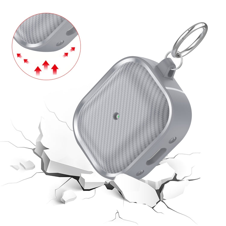 For AirPods 3 Photo Frame Carbon Fiber Series Earphone Case