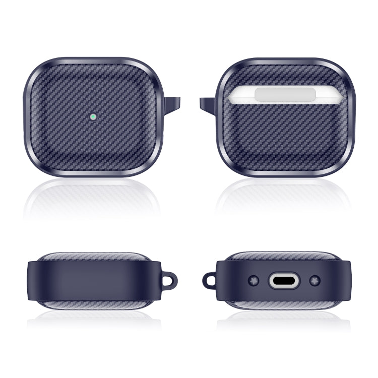For AirPods 3 Photo Frame Carbon Fiber Series Earphone Case