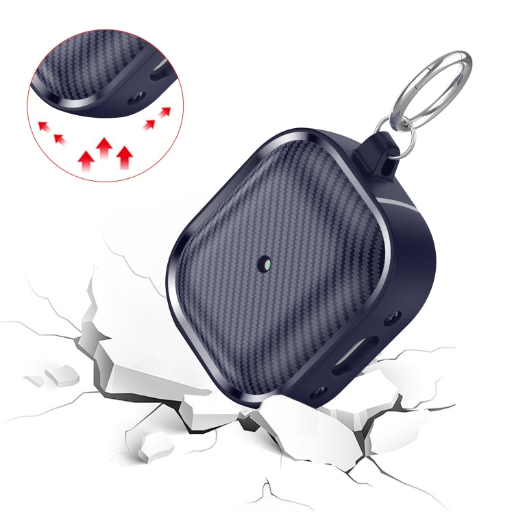 For AirPods 3 Photo Frame Carbon Fiber Series Earphone Case