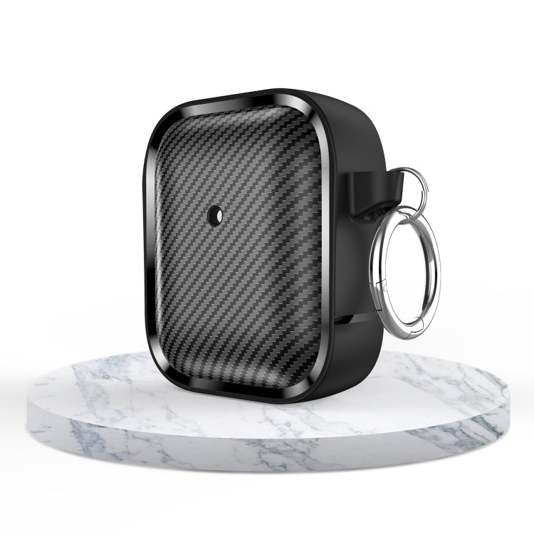 For AirPods 1 / 2 Photo Frame Carbon Fiber Series Earphone Case