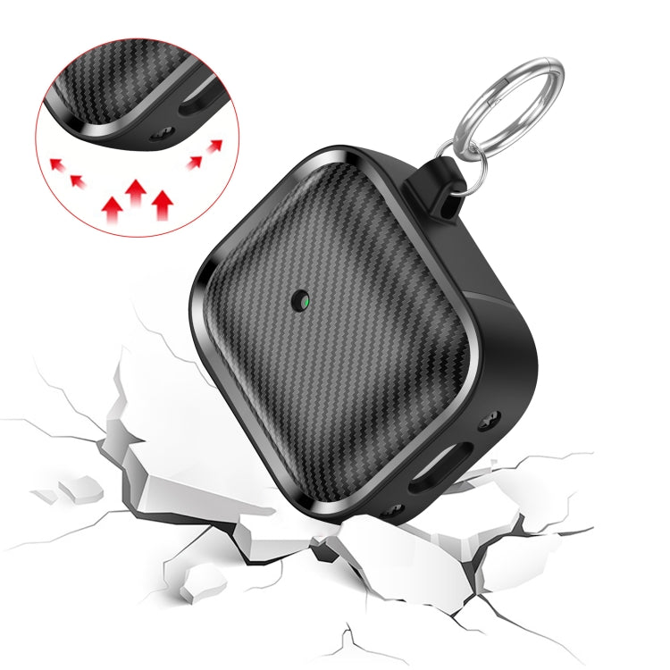 For AirPods 1 / 2 Photo Frame Carbon Fiber Series Earphone Case