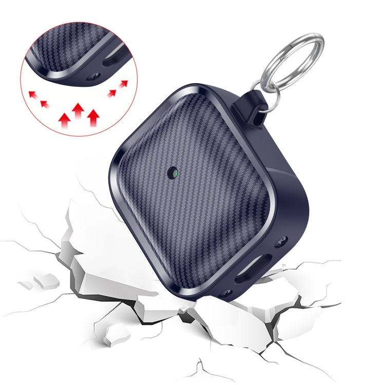 For AirPods 1 / 2 Photo Frame Carbon Fiber Series Earphone Case