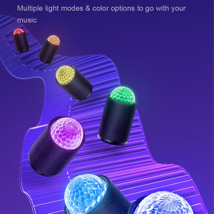 JOYROOM JR-MS01 Maya Series RGB Wireless Bluetooth Speaker(Black)