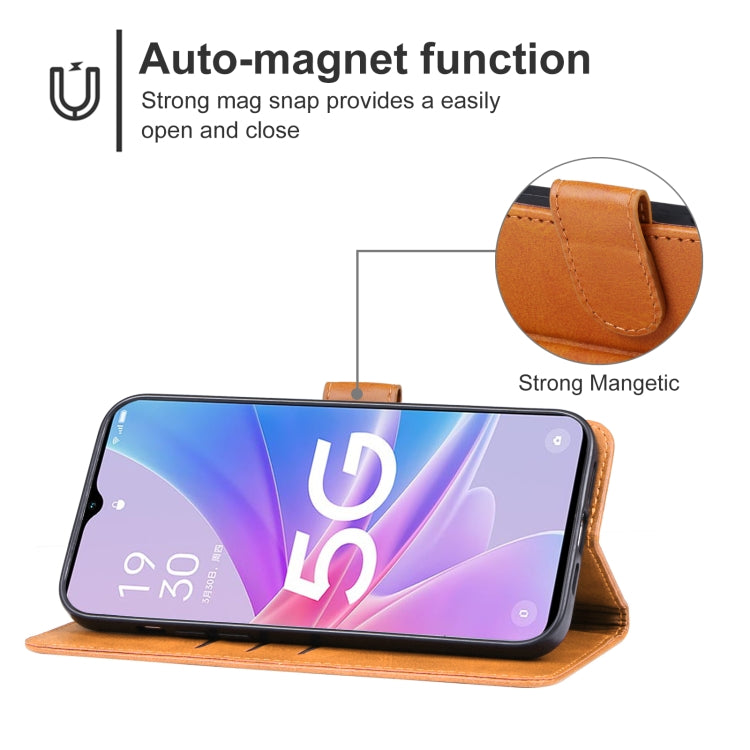 For OPPO A1x Leather Phone Case