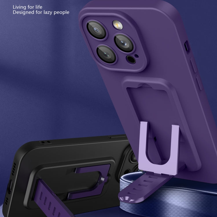 For iPhone 12 Pro Strap Holder Shockproof Protective Phone Case with Lens Film