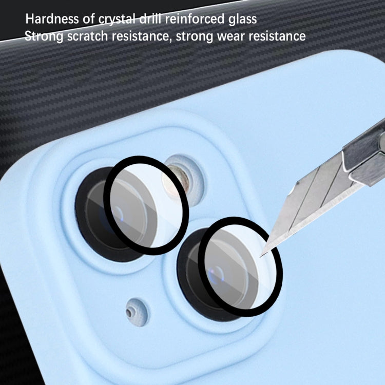 For iPhone 14 Strap Holder Shockproof Protective Phone Case with Lens Film