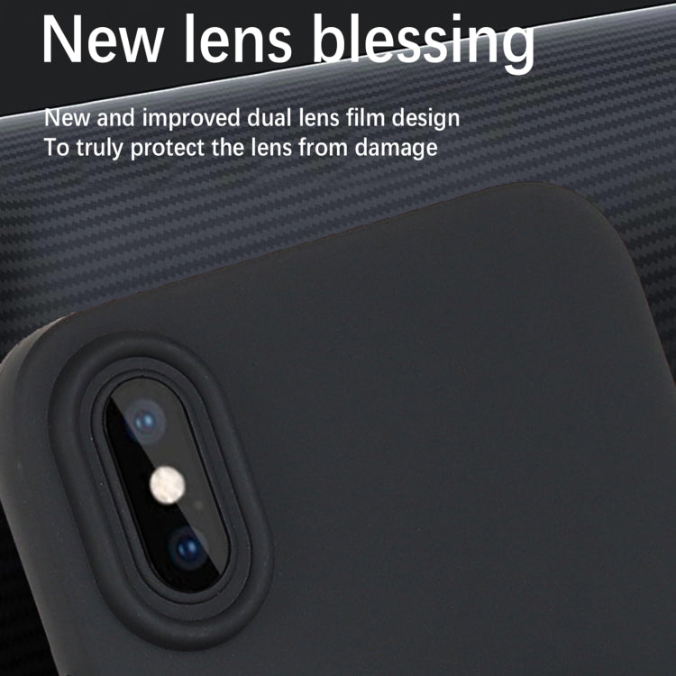 For iPhone XS Strap Holder Shockproof Protective Phone Case with Lens Film