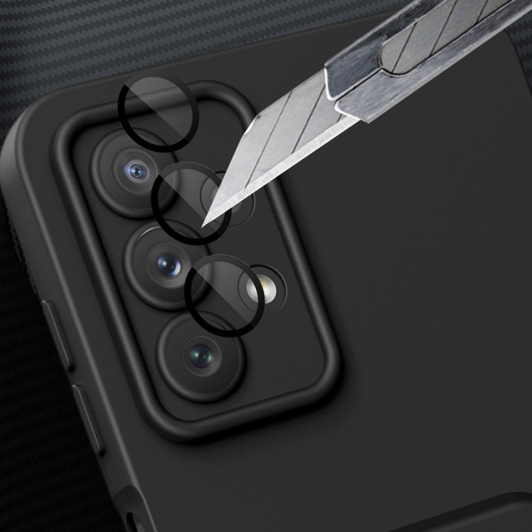 For Samsung Galaxy A13 Strap Holder Shockproof Protective Phone Case with Lens Film