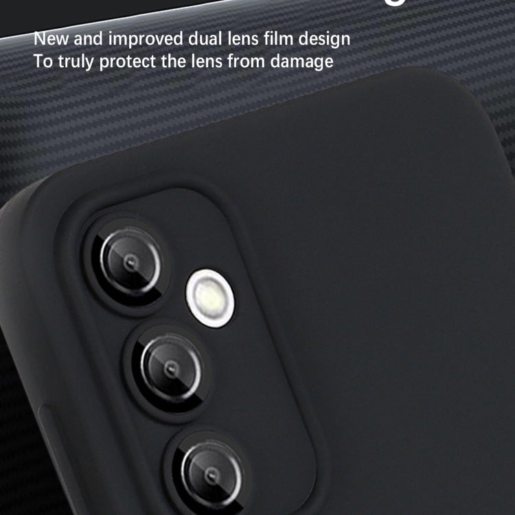For Samsung Galaxy A14 5G Strap Holder Shockproof Protective Phone Case with Lens Film