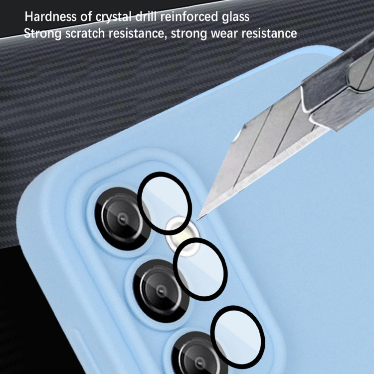 For Samsung Galaxy A54 5G Strap Holder Shockproof Protective Phone Case with Lens Film