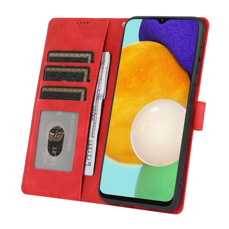 For Samsung Galaxy M13 5G Fantasy Classic Skin-feel Calfskin Texture PU Phone Case