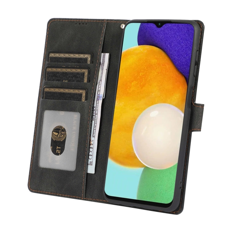 For Samsung Galaxy M13 5G Fantasy Classic Skin-feel Calfskin Texture PU Phone Case