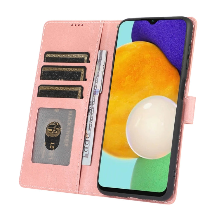 For Samsung Galaxy M13 5G Fantasy Classic Skin-feel Calfskin Texture PU Phone Case