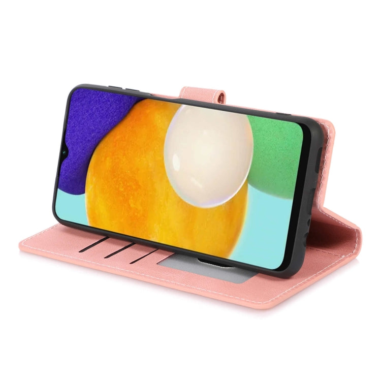 For Samsung Galaxy M13 5G Fantasy Classic Skin-feel Calfskin Texture PU Phone Case