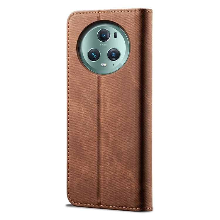 For Honor Magic5 Denim Texture Leather Phone Case