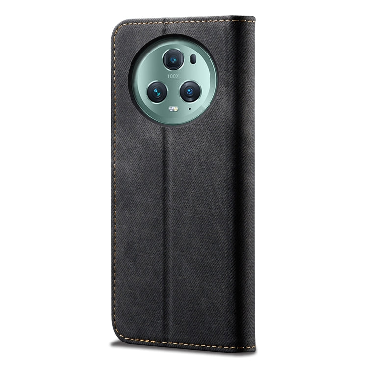 For Honor Magic5 Pro Denim Texture Leather Phone Case