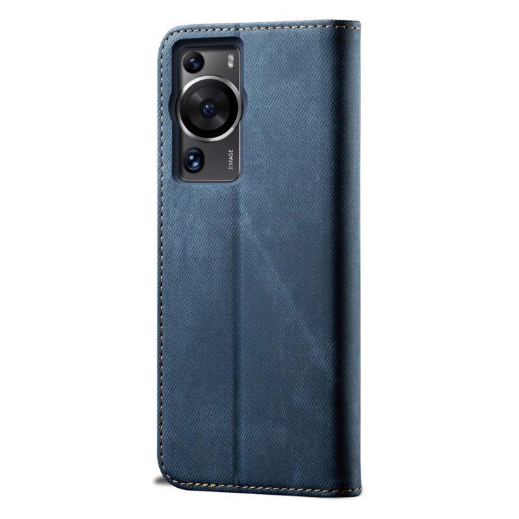 For Huawei P60/P60 Pro Denim Texture Leather Phone Case