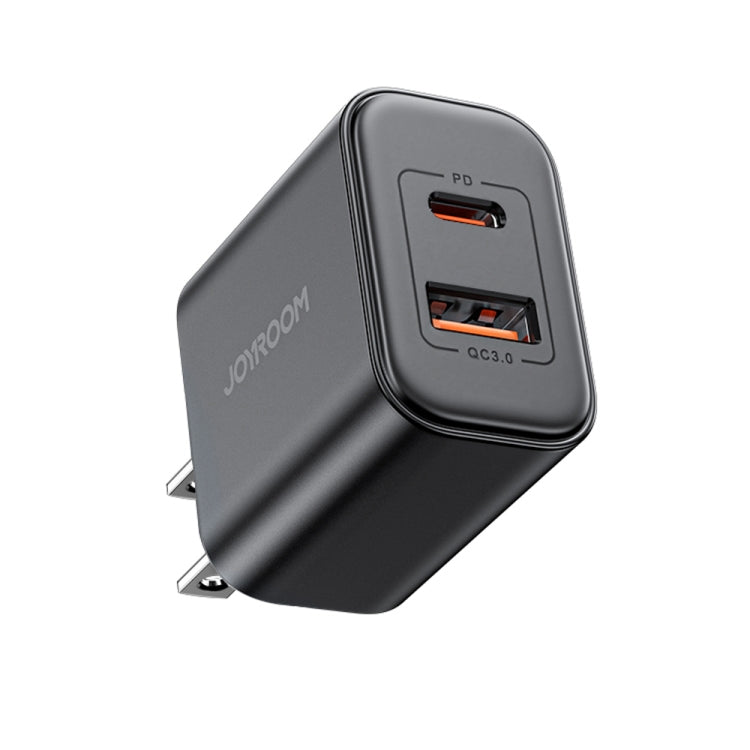 J0YROOM TCF05 20W USB+USB-C/Type-C Fast Charger, Specification:US Plug