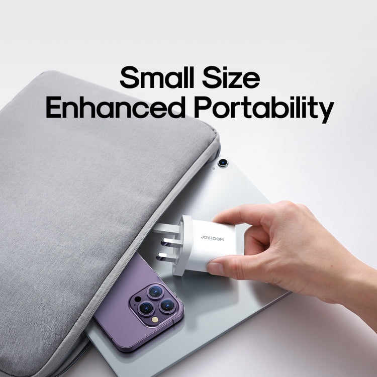 J0YROOM TCF05 20W USB+USB-C/Type-C Fast Charger, Specification:UK Plug