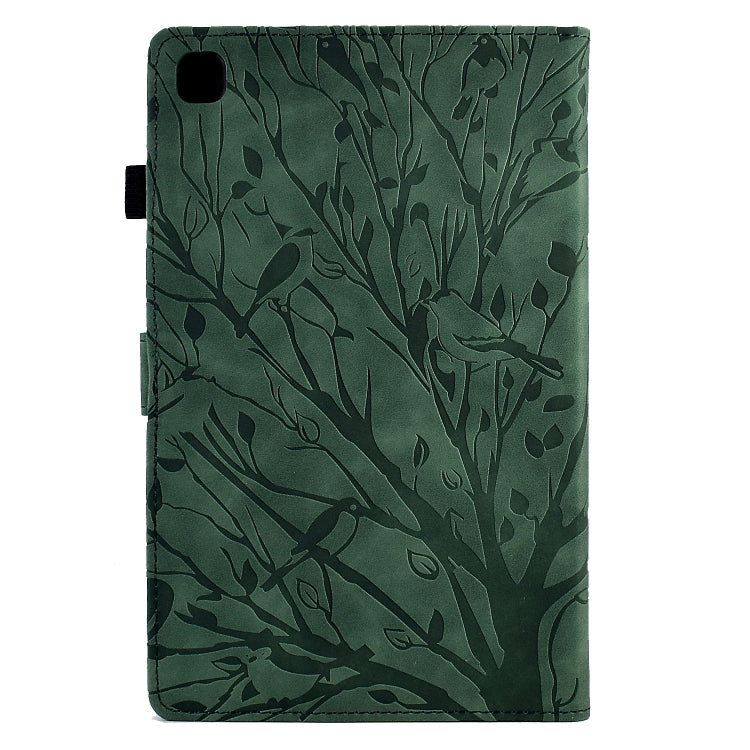 For Samsung Galaxy Tab A7 Lite Fortune Tree Pressure Flower PU Tablet Case