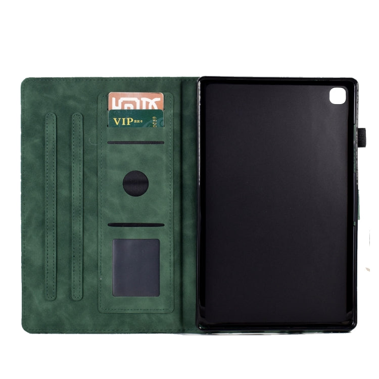 For Samsung Galaxy Tab A7 Lite Fortune Tree Pressure Flower PU Tablet Case