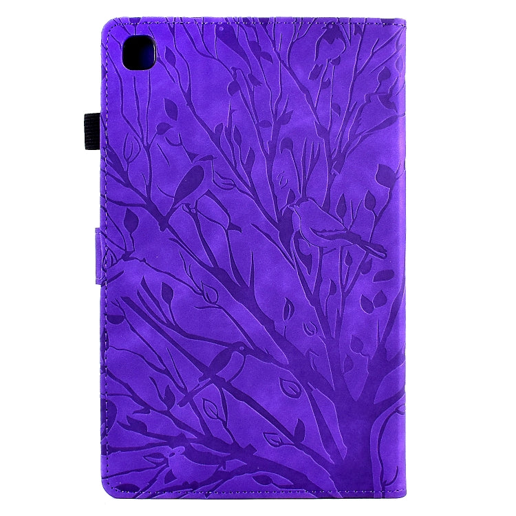 For Samsung Galaxy Tab A7 Lite Fortune Tree Pressure Flower PU Tablet Case