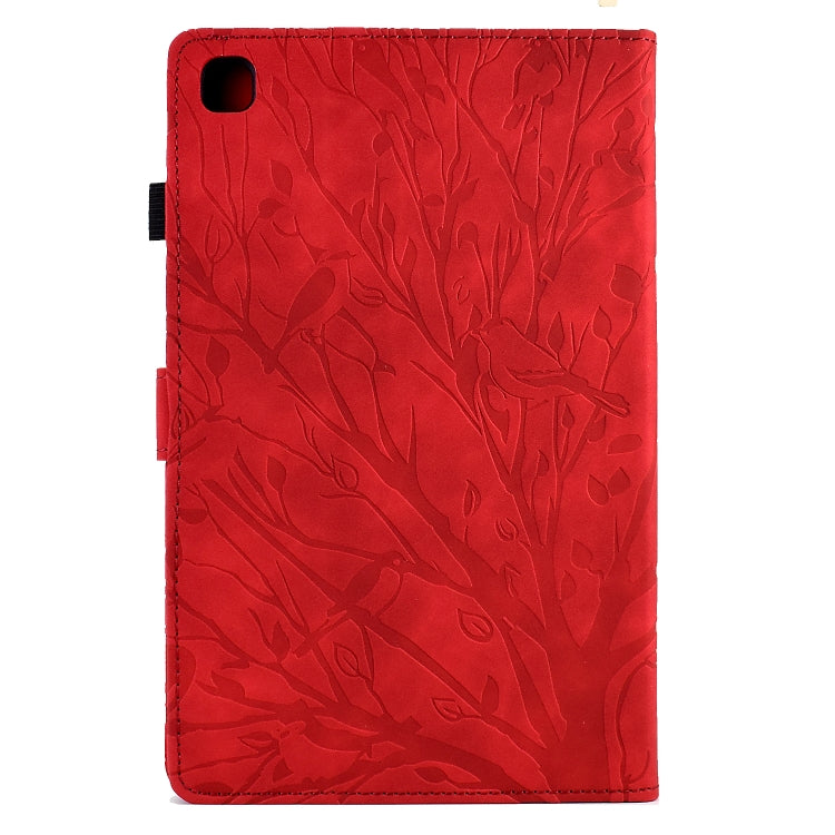 For Samsung Galaxy Tab A7 Lite Fortune Tree Pressure Flower PU Tablet Case
