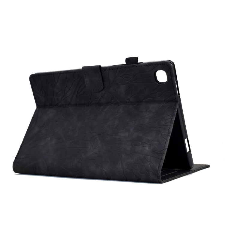 For Samsung Galaxy Tab A7 Lite Fortune Tree Pressure Flower PU Tablet Case