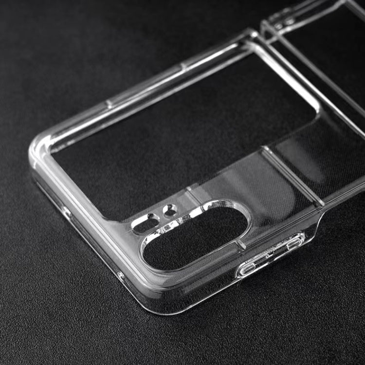 OPPO Find N2 Flip Transparent Glossy PC Phone Case