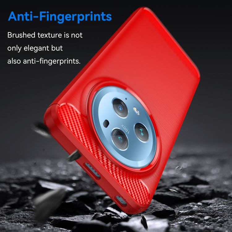 For Honor Magic5 Pro Brushed Texture Carbon Fiber TPU Phone Case