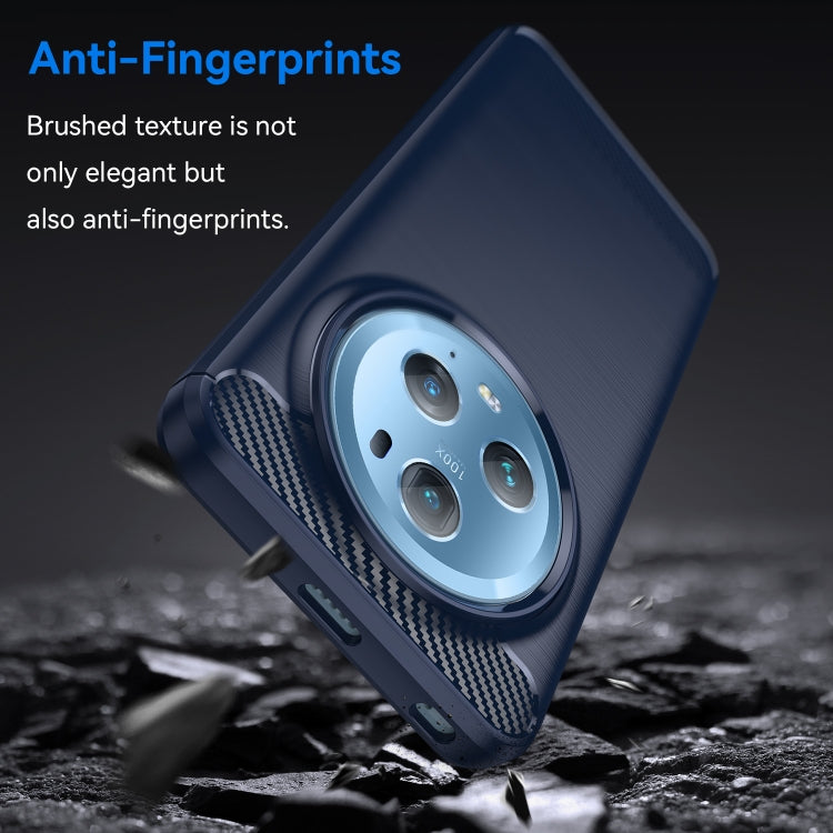 For Honor Magic5 Pro Brushed Texture Carbon Fiber TPU Phone Case