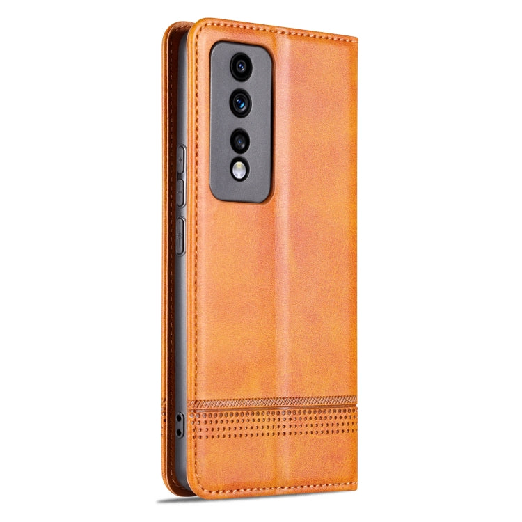 For Honor 80 GT AZNS Magnetic Calf Texture Flip Leather Phone Case