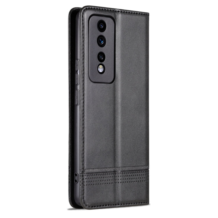 For Honor 80 GT AZNS Magnetic Calf Texture Flip Leather Phone Case