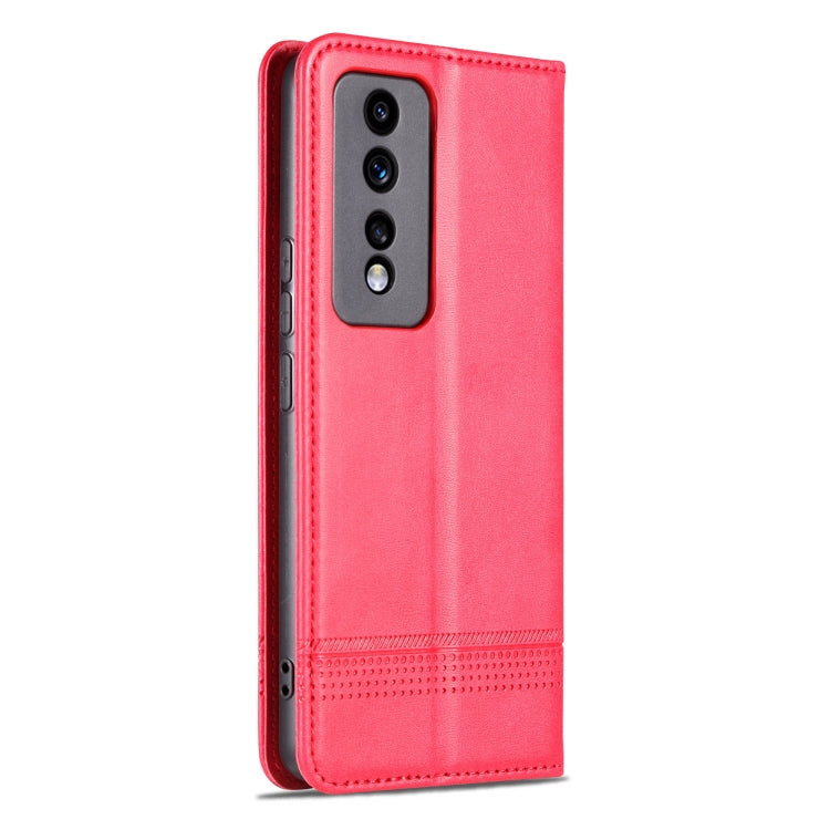 For Honor 80 GT AZNS Magnetic Calf Texture Flip Leather Phone Case