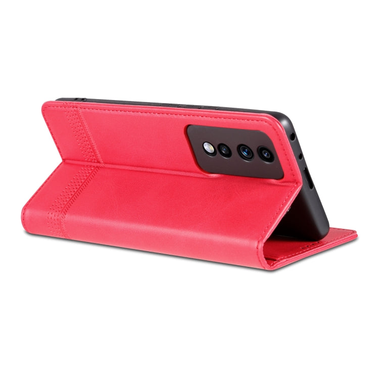 For Honor 80 GT AZNS Magnetic Calf Texture Flip Leather Phone Case