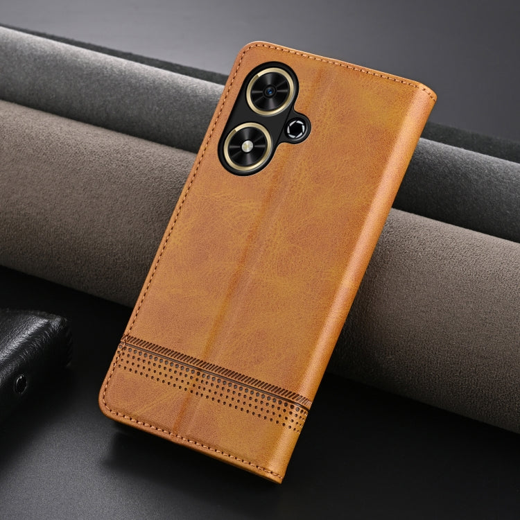 For Honor Play 50/Play 50m 5G AZNS Magnetic Calf Texture Flip Leather Phone Case