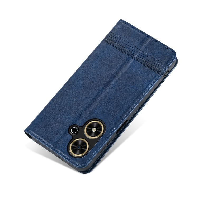 For Honor Play 50/Play 50m 5G AZNS Magnetic Calf Texture Flip Leather Phone Case