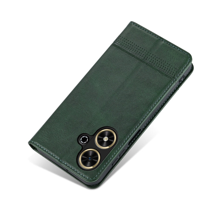 For Honor Play 50/Play 50m 5G AZNS Magnetic Calf Texture Flip Leather Phone Case