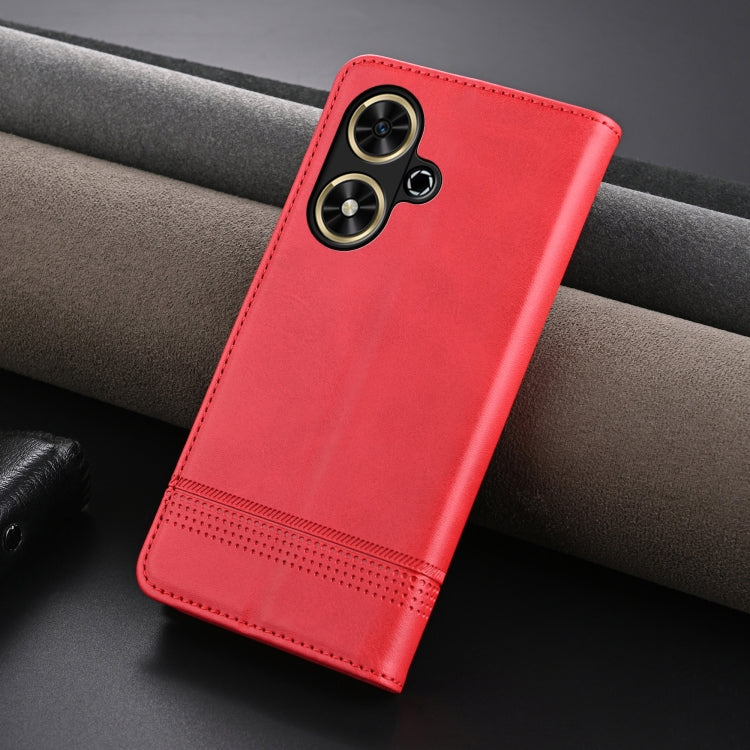 For Honor Play 50/Play 50m 5G AZNS Magnetic Calf Texture Flip Leather Phone Case
