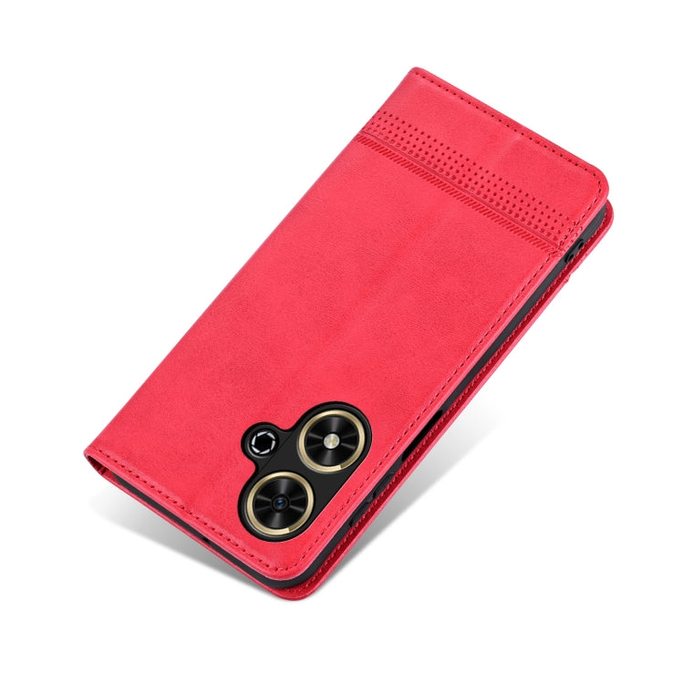 For Honor Play 50/Play 50m 5G AZNS Magnetic Calf Texture Flip Leather Phone Case