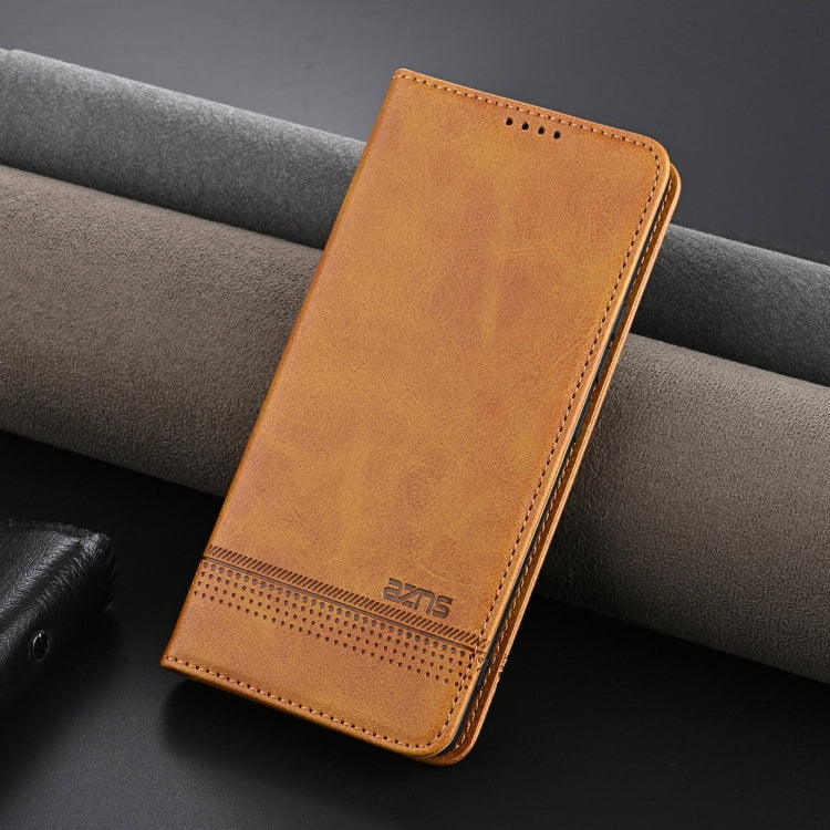 For Honor 200 AZNS Magnetic Calf Texture Flip Leather Phone Case