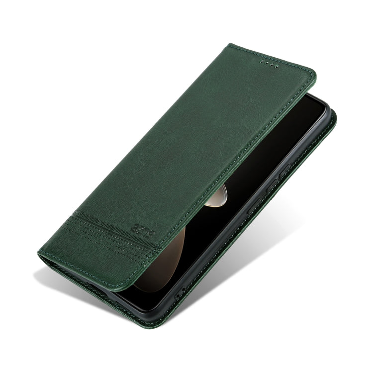 For Honor 200 AZNS Magnetic Calf Texture Flip Leather Phone Case