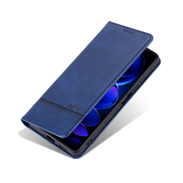 For Honor 200 Lite Global AZNS Magnetic Calf Texture Flip Leather Phone Case